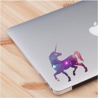 Cosmic Unicorn Skin Laptop Sticker Quote Laptop Decals Computer Vinyl Sticker (2 in a Pack)