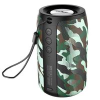 Wireless Bluetooth Speakers Zealot S32 TWS Portable Speaker Hand Free Calls/Micro SD Card/U Disk/Line-in Modes Competible for iOS Andriod -Woodland Camo