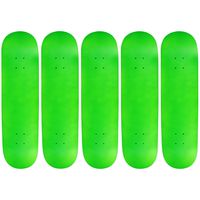 Moose 8.25" Blank Skateboard Deck Neon Green 7-Ply Canadian Maple