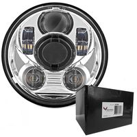 Eagle Lights 5.75 inch Chrome LED Projection Headlight - Generation III for Harley Sportster, Dyna Others