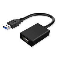 USB to HDMI Adapter, USB 3.0 to HDMI Cable Multi-Display Video Converter- PC Laptop Windows 7 8 10,Desktop, Laptop, PC, Monitor, Projector, HDTV, Chromebook.