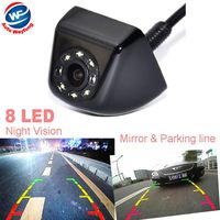 Auto Wayfeng WF 2017 New Classic CCD HD Car Rear View for Parking System Camera Wide Angle Waterproof 8 LED Night Vision Parking Reversing Assistance, Black