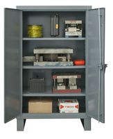 Durham Extra Heavy Duty Welded 12 Gauge Steel Lockable Storage Cabinet, HDC-243666-3S95,  1900 lbs Shelf Capacity,  24" Length x 36" Width x 36" Height,  3 Shelves