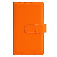 Sunmns Wallet PU Leather Photo Album for Fujifilm Instax Mini Instant Film (Orange)