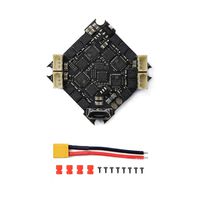 GEPRC GEP-12A-F4 V1.1 AIO FC F411 F4 4S Flight Controller OSD BEC & 12A BL_S 2-4S 4In1 ESC for 2/3/4 inch 100mm 110mm 120mm 130mm toothpick Micro Quad Carbon fiber FPV Racing Quadcopter Drone Frame