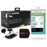 Mobitee & PIQ Wearable Golf Sport Tracker - Golf Course GPS Rangefinder on your wrist, Club GPS Shot Tracker, Club Shot Statistics, Golf Swing Analyzer