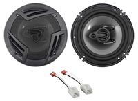 6.5" 750w 3-Way Front Factory Speaker Replacement Kit for 2007-17 Jeep Wrangler