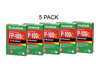 FUJIFILM FP-100C 3.25 X 4.25 Inches Professional Instant Color Film - 5 Pack