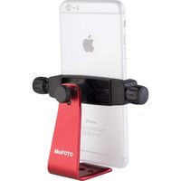 MeFOTO SideKick360 Plus Smartphone Tripod Mount-Stand-Holder, Works with iPhone, Google, HTC, Nexus, Lumia, Galaxy, Xperia and all other Smartphones (see details below) - Red (MPH200R)