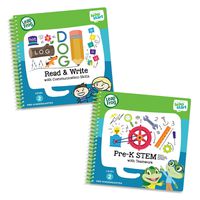 LeapFrog LeapStart Pre-Kindergarten Activity Book Bundle with Read and Write, Pre-K STEM, Level 2