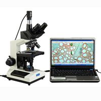 OMAX 40X-1600X Trinocular Compound Replaceable LED Microscope with USB Digital Camera