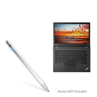 Lenovo ThinkPad T470p Stylus Pen, BoxWave [AccuPoint Active Stylus] Electronic Stylus with Ultra Fine Tip for Lenovo ThinkPad T470p - Metallic Silver