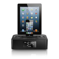 Philips AJ7260D/37 Dual Dock Triple Charging Clock Radio