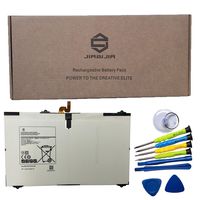 JIAZIJIA EB-BT810ABE Laptop Tablet Battery Replacement for Samsung Galaxy Tab S2 9.7 inch T817V T817 T815C T815 T813 T810 SM-T817W SM-T817T Series EB-BT810ABA White with Tools 3.85V 22.6Wh 5870mAh