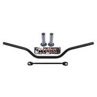 Motorcycle 7/8''22mm off-road Handlebar - Black Universal Handlebar Handlebar Crossbar With Pad Clamp for Yamaha YZ125 YZ250 YZF250F YZF450F WR125