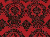 ArtOFabric Photography Backdrop Flocking Taffeta/Damask 5' X 9' Feet Red