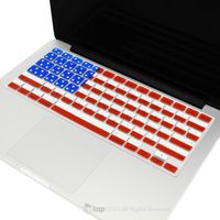 TopCase FLAG Keyboard Silicone Cover Skin for Old Generation MacBook Pro 13" 15" 17" Aluminum Unibody (with or w/out Retina Display) iMac and MacBook 13" + TopCase Mouse Pad (US)