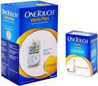 OneTouch Verio Meter and OneTouch Verio Strip 50 (Multicolor) - one Touch verio Test Strips & Meter