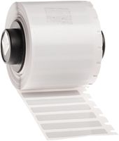Brady PTL-28-477 TLS 2200 and TLS PC Link 1.5" Width x 0.25" Height, B-477 Static Dissipative Polyimide, Gloss Finish White Label (750 per Roll)