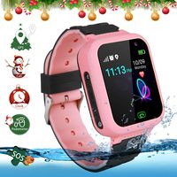 GPS Children's Watches Phone, Sports Smart Watches for 4-15y Boys and Girls, HD Touch Screen Smartwatch Phone Real-time Positioning with Call Remote Camera SOS Alarm Voice Messages for Students