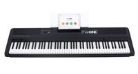 The ONE Smart Keyboard Pro, 88-Key Digital Piano Keyboard, Portable Digital Piano, Weighted Action Keys, Black