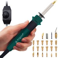 WINONS Wood Burning Kit for Adults, 25 Pcs Pyrography Kit with Adjustable Temperature Switch - WBT-0003