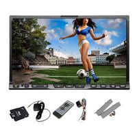 7 Inch Windows Ce 8.0 in Dash GPS Navigation Car DVD Video Player Bluetooth for Hands-Free Calling 2 Din Hd Touchscreen Car Stereo Audio with USB iPod Mp3 Am/fm Radio+Free GPS Antenna Sd Map Card