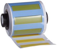Brady PSPT-250-175-YL TLS 2200 and TLS PC Link 1.765" Width x 0.439" Height, B-342 Heat-Shrink Polyolefin, Matte Finish Yellow PermaSleeve Wire Marker Sleeves (100 per Roll)