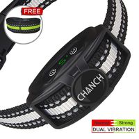 Bark Collar Rechargeable [Upgraded 2020] - Anti Barking Collar for Dogs - No Shock Bark Collars with Dual Vibration Motor - Humane Dog Bark Collar Stop Barking for Small Medium Dogs