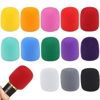 13 Pack Thick Handheld Stage Microphone Windscreen Foam Cover Karaoke DJ (13 Color)