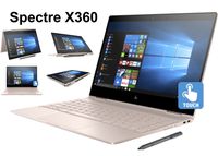 HP Spectre x360 13t Ultra Light Convertible 2-in-1 Laptop/Tablet (Intel 8th gen Quad Core Processor, 16GB RAM, 1TB SSD, 13.3" UHD (3840x2160) Touch, Active Stylus Pen, Win 10 Pro) Rose Gold