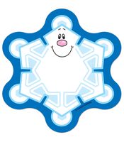 Carson Dellosa - Snowflakes Mini Colorful Cut-Outs, Classroom Décor, 36 Pieces