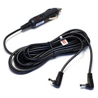 EDO Tech 11' Long Twin Plug Car Charger Cable DC Adapter for Sylvania SDVD8727 SDVD8730 SDVD8732 SDVD8716-COM Dual Screen DVD Player