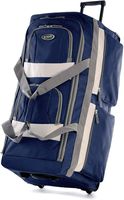 Olympia 8 Pocket Rolling Duffel Bag, Navy