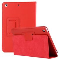 elecfan Case for iPad 7th 10.2 Folio Cover Back Holder, Folding Stand Cover,Multiple Viewing Angles Cover for Newest iPad 7th Gen 10.2'' 2019 - Red