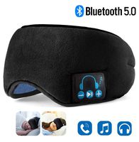 Sleep Headphones, Upgraded Sleep Eye Mask Bluetooth 5.0, Wireless Sleep Headphones, Designed with Ultra Thin Speakers & MIC, Super Soft, Washable, Hands-Free Calling, Travel Helper, Idea