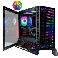 CUK Continuum Micro Gamer PC (AMD Ryzen 7 3700X, 16GB 3000MHz RAM, 1TB NVMe SSD, NVIDIA GeForce RTX 2060 6GB, 600W Gold PSU, AC WiFi, Windows 10 Home) Gaming Desktop Computer