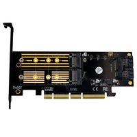 3 in 1 M.2 and mSATA SSD Adapter Card for M.2 NVME to PCIE Adapter,M.2 SATA SSD to SATA III Adapter,mSATA to SATA Adapter
