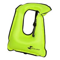 OMOUBOI Large Snorkel Vest Adult Inflatable with Crotch Strap for Women Men for Snorkeling Safety-Green