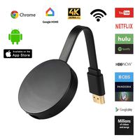 Wireless Display Dongle 4K WiFi 1080P HDMI Digital TV Adapter and Streaming Receiver Support DLNA Airplay Miracast Chrome cast Mirror for Laptop iPhone Smartphones Mac to TV Monitor Projector PC