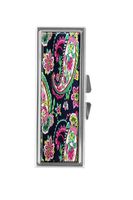 jkfgweeryhrt Pill Box for Purse or Pocket Pill Case Decorative Boxes Gift Box Pill Organizer for Travel Pill Box (Petal Paisley)