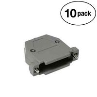 InstallerParts (10 Pack DB25 Plastic Hoods Screw Type