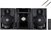 Sharp 240-Watt All-in-One Hi-Fi Audio Stereo Sound System with 5-Disc Multi-Play CD Changer, Cassette Deck, AM/FM Radio Tuner, Remote Control