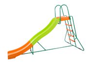 Platports Home Playground Equipment: 10' Indoor/Outdoor Wavy Slide, Ages 3 to 10