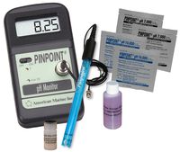 Pinpoint pH Meter KIT Lab Grade Portable Bench Meter Kit for Easy & Precise Digital pH Measurement - Complete 8 Piece Set