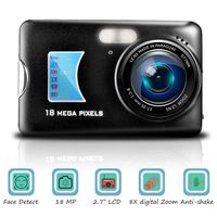 Digital Camera Comcorder Video Camcorders Vlogging Camera Full HD 18MP Digital Comcorder 2.7" LCD