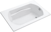 STERLING, a KOHLER Company 71281100-0 Lawson Vikrell 60-In Alcove Bathtub with Reversible Drain, White