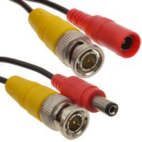 kenable CCTV BNC Plugs & DC 2.1 x 5.5mm Camera Power Shotgun Cable 50m (~160 feet)