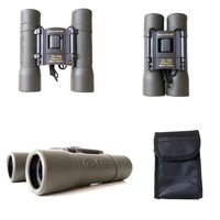 Galileo 10x25mm Roof Prism Fully Coated Binoculars, Black -