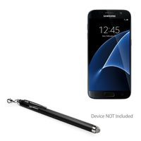Samsung Galaxy S8 Plus Stylus Pen, BoxWave [EverTouch Capacitive Stylus] Fiber Tip Capacitive Stylus Pen for Samsung Galaxy S8 Plus - Jet Black